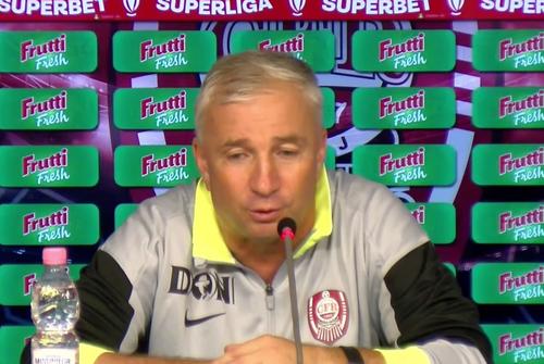 Dan Petrescu, în conferința de presă