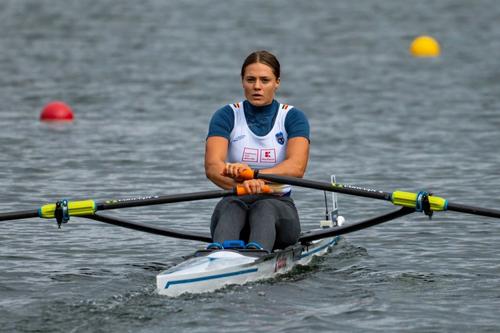 Bianca Ifteni, campioană mondială U23 la schif simplu Foto: FR Canotaj/Balint Czucz