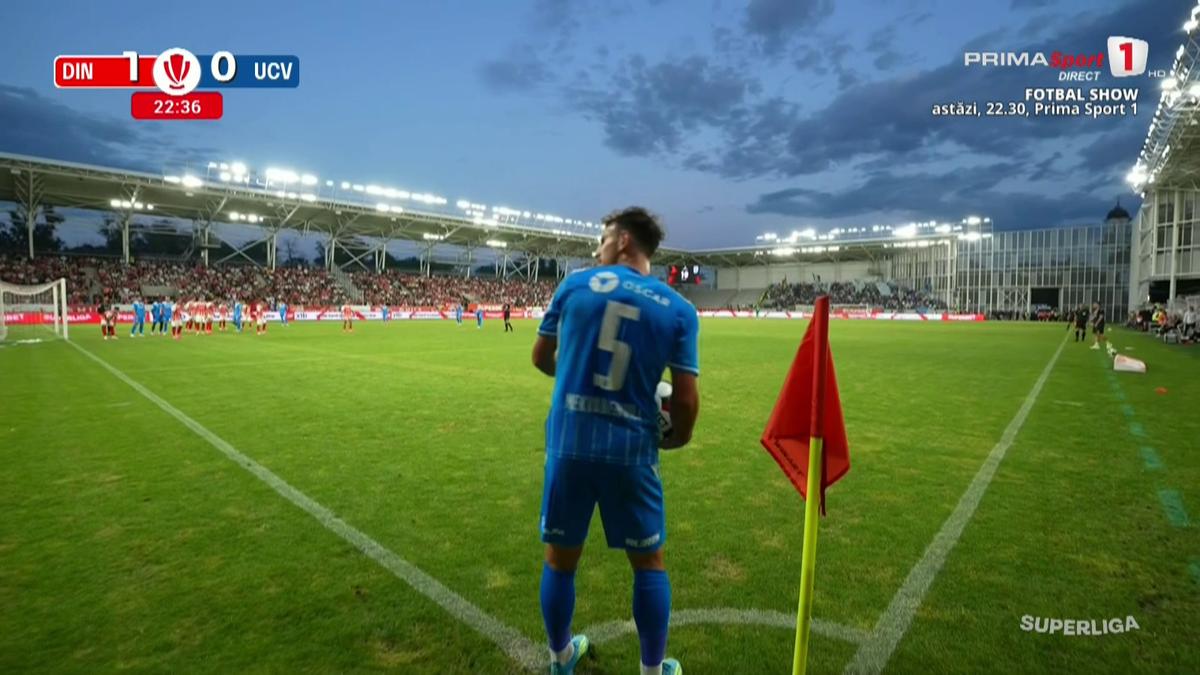 Anzor, lovit cu un pahar de bere în meciul Dinamo - Craiova