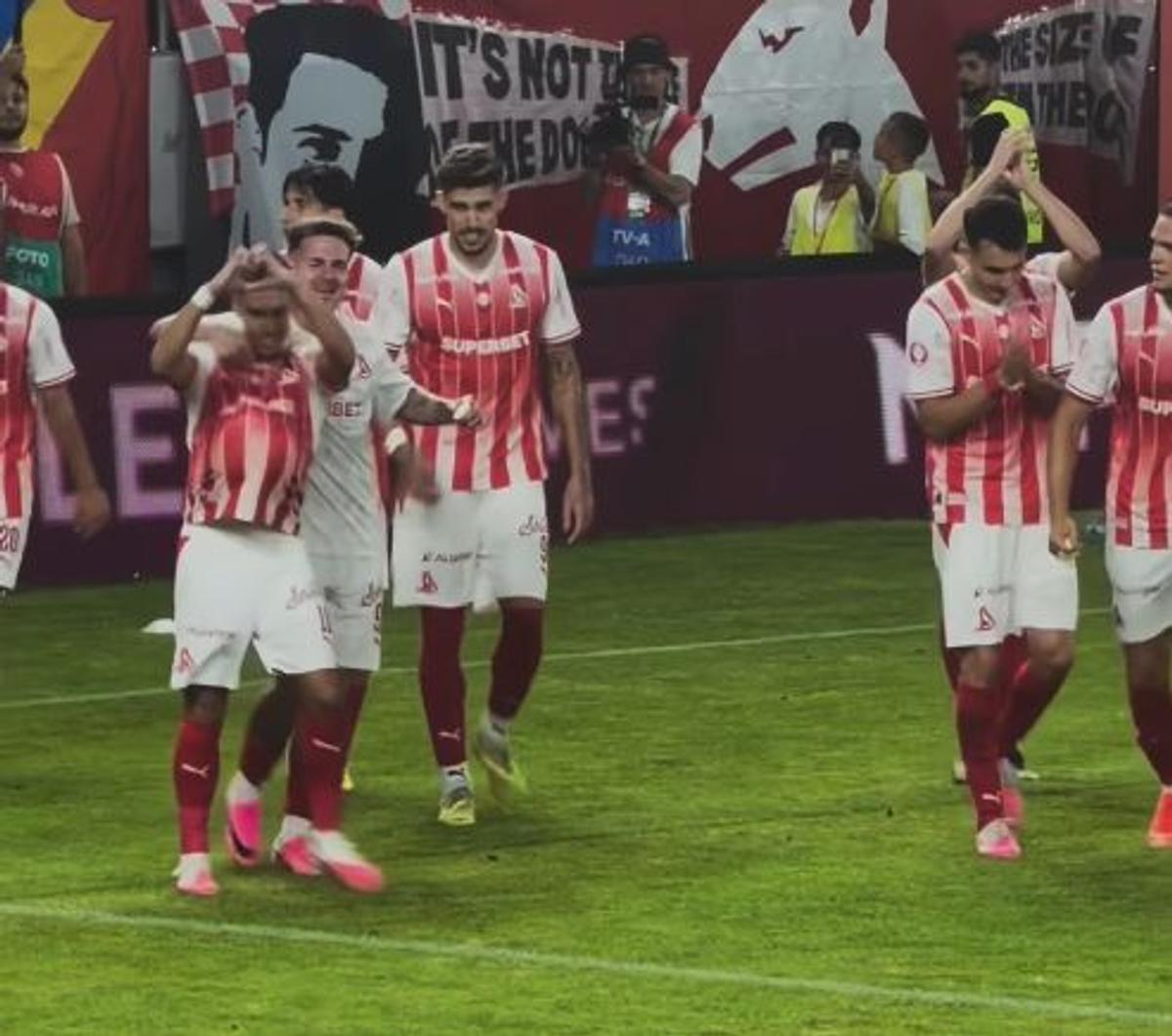 Gest emoționant al lui Cătălin Cîrjan după golul cu Craiova » Cui i-a dedicat căpitanul lui Dinamo reușita