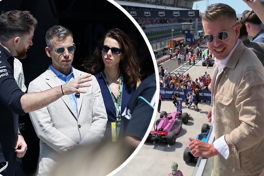 Peter Magyar în paddock