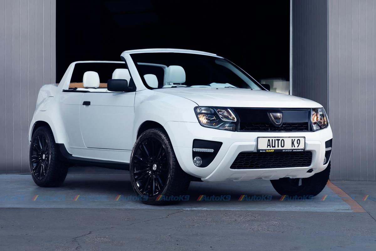 FOTO Prima mașină Dacia Duster cabrio coupe produsă în București: investiție de 30.000 de euro