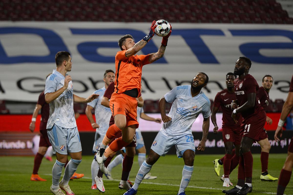 CFR - Dinamo Zagreb 2-2, 5-6 d.pen., NOTE GSP » 1 pentru cel mai slab jucător al campioanei! Fotbaliștii vișinii care au dezamăgit