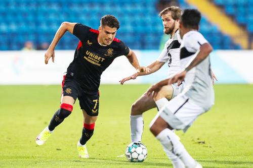 Ianis Hagi, în Alashkert - Rangers 0-0 // foto: rangers.co.uk