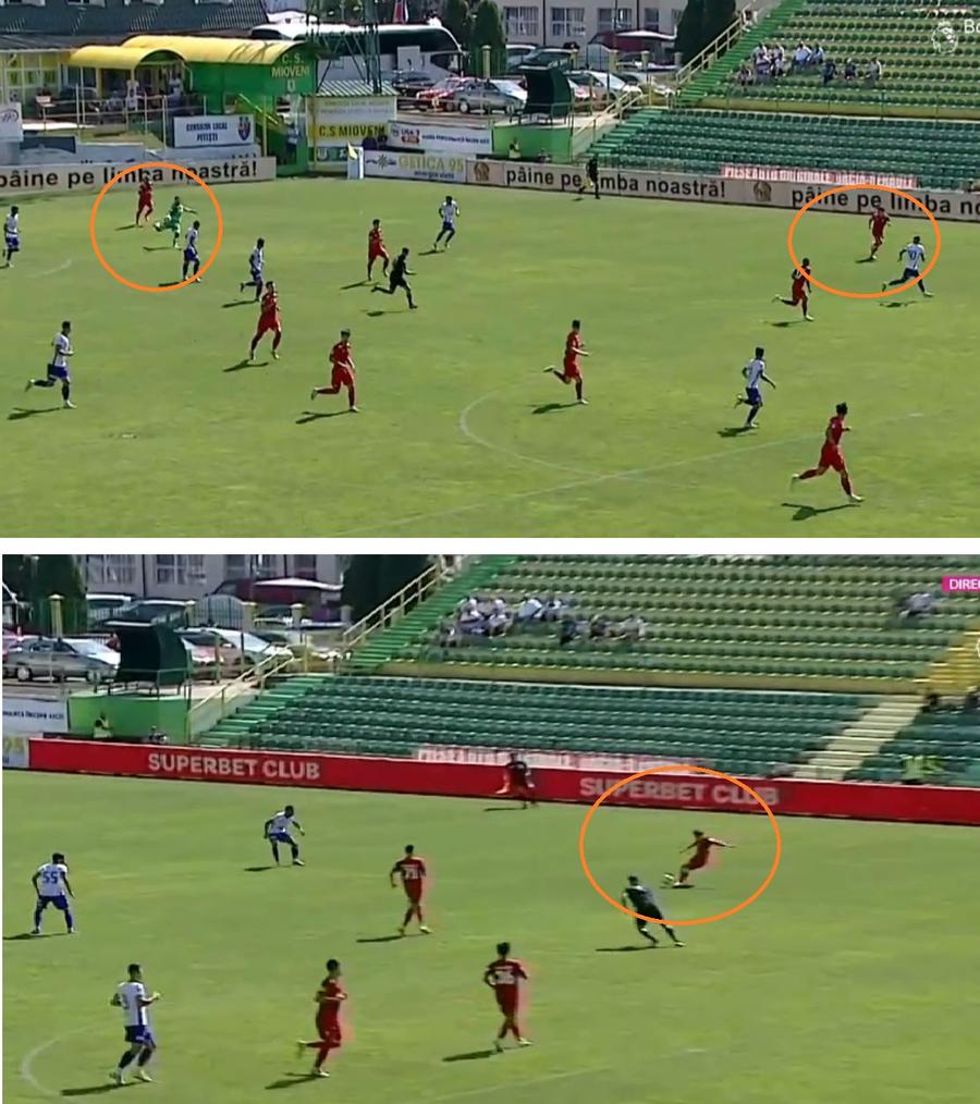 Straton a degajat greșit, Șerban a profitat și a înscris cu o boltă de la jumătatea terenului aproape Etapa #4 din Liga 2 » CSA Steaua, încurcată în Ghencea de CSM Alexandria + Corvinul continuă parcursul formidabil din „B”