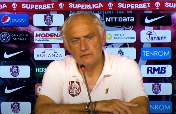 Andrea Mandorlini, cuvinte speciale pentru un elev de la CFR Cluj: „Vreau să îl complimentez”