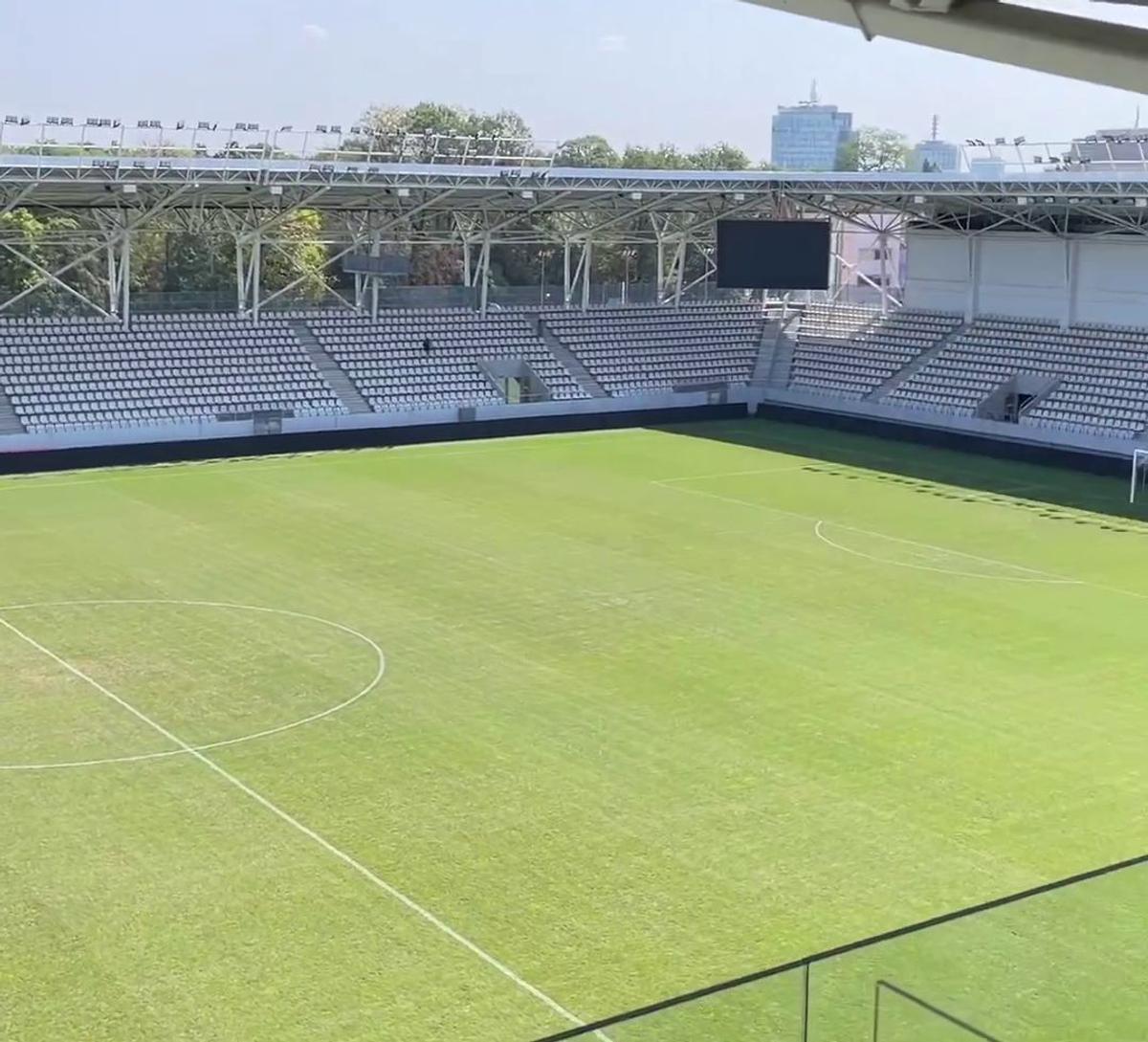FOTO Gazonul de pe „Arcul de Triumf” înainte de Dinamo - Petrolul