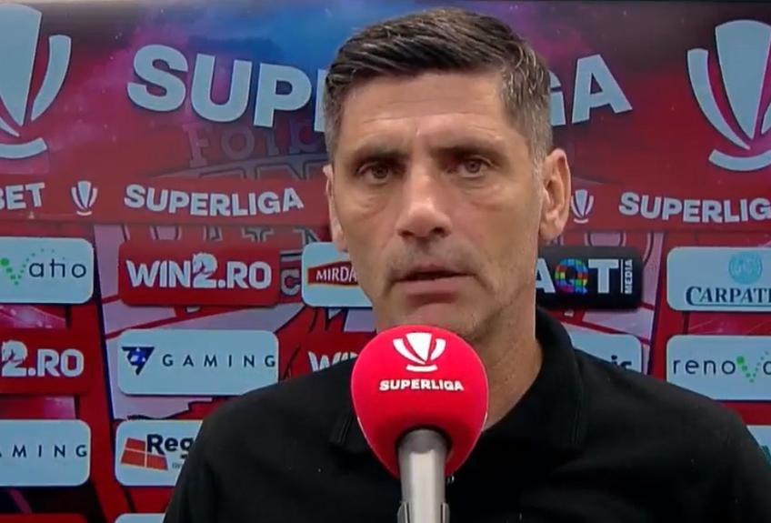 Dinamo și Petrolul au remizat, scor 1-1, în runda cu numărul 7 din Superligă. Florin Pârvu, antrenorul ploieștenilor, crede că jocul a fost afectat de starea gazonului arenei Arcul de Triumf.