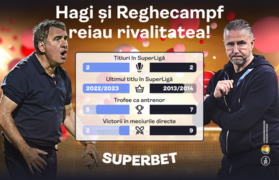 Hagi vs. Reghe, episodul 13! Cine deține avantajul evident la "directe"