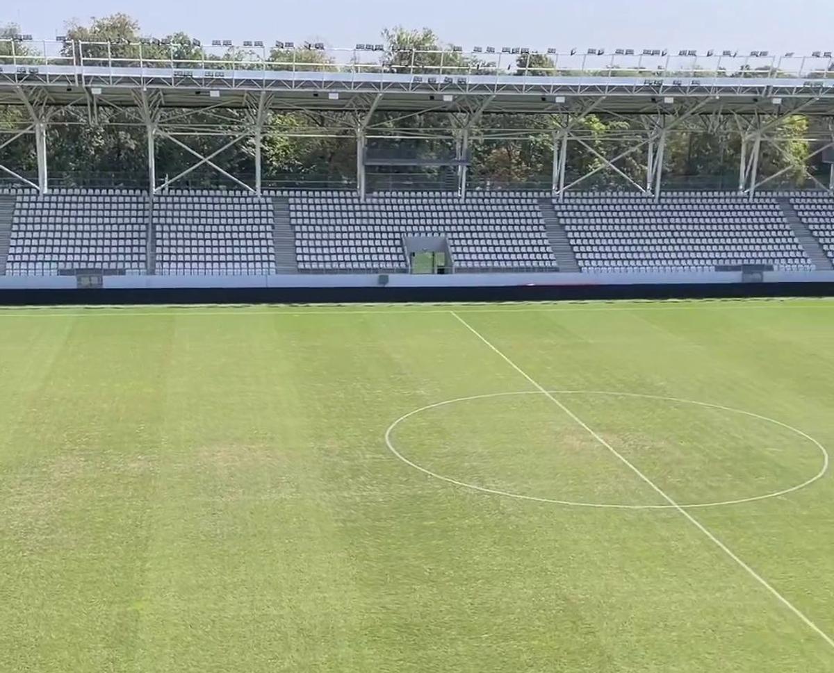 FOTO Gazonul de pe „Arcul de Triumf” înainte de Dinamo - Petrolul