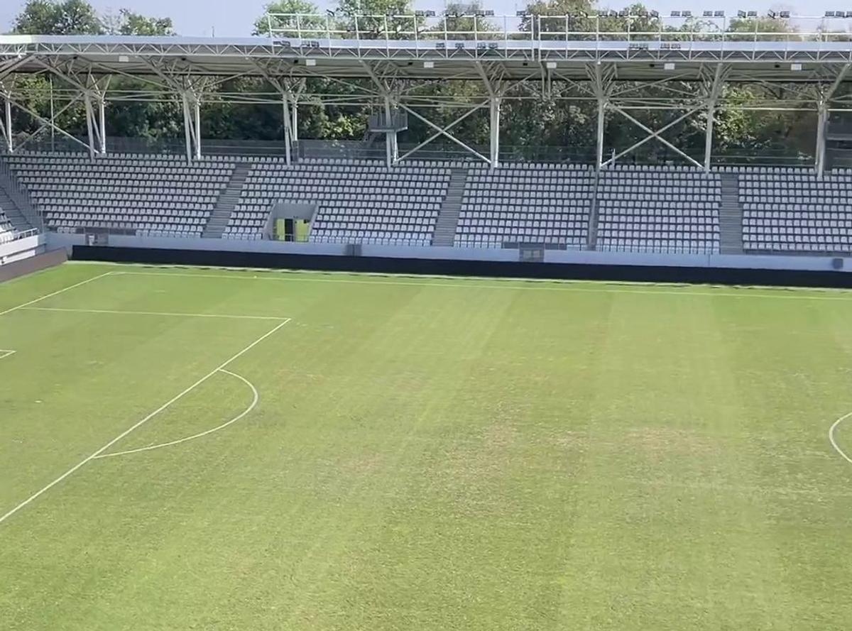 FOTO Gazonul de pe „Arcul de Triumf” înainte de Dinamo - Petrolul