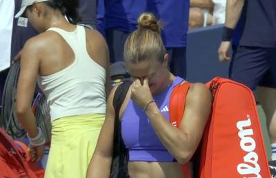 Surpriză majoră la US Open! Prima jucătoare din Top 10, eliminată de la debut! A izbucnit în lacrimi