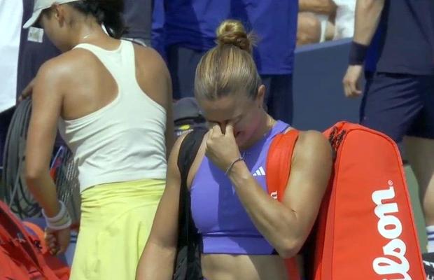 Surpriză majoră la US Open! Prima jucătoare din Top 10, eliminată de la debut! A izbucnit în lacrimi