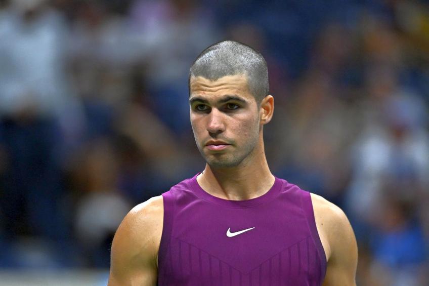 Carlos Alcaraz a apărut cu un look nou la US Open / foto: Imago