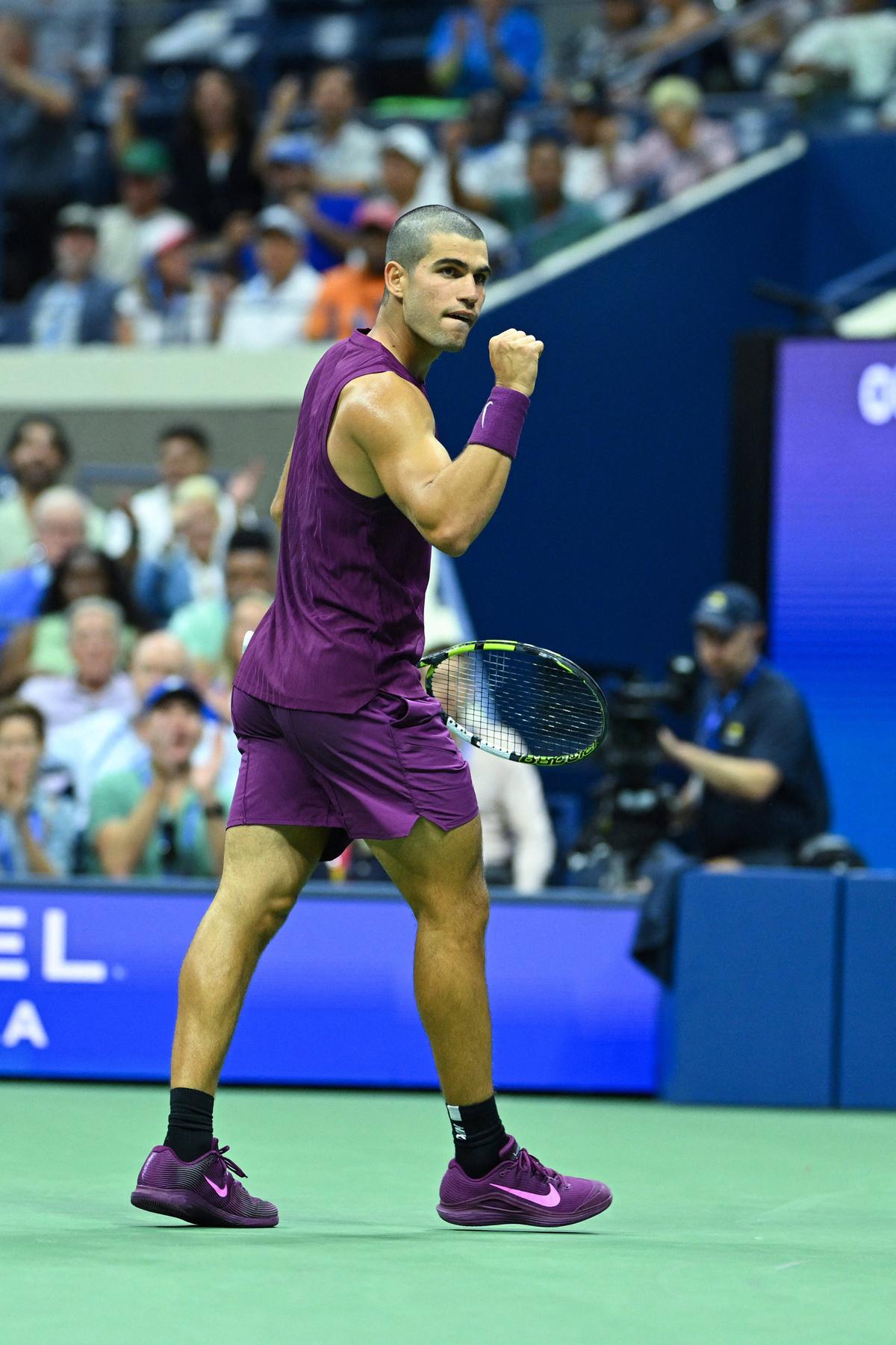 Carlos Alcaraz și noul look de la US Open / foto: Imago