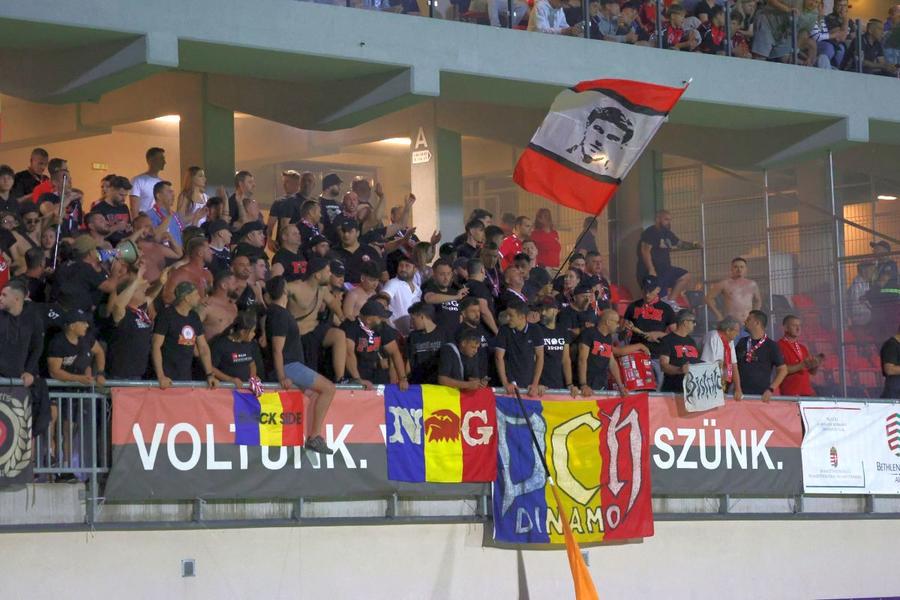 Galeria lui Dinamo, pe stadionul celor de la Csikszereda Dinamo, campioana amenzilor pentru incidente » Rapid, FCSB și o surpriză, în topul cluburilor sancționate