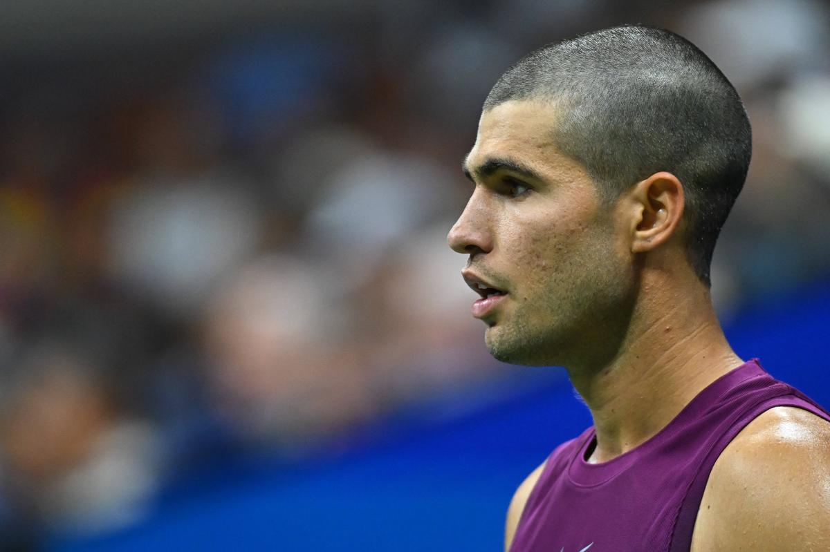 Carlos Alcaraz și noul look de la US Open / foto: Imago