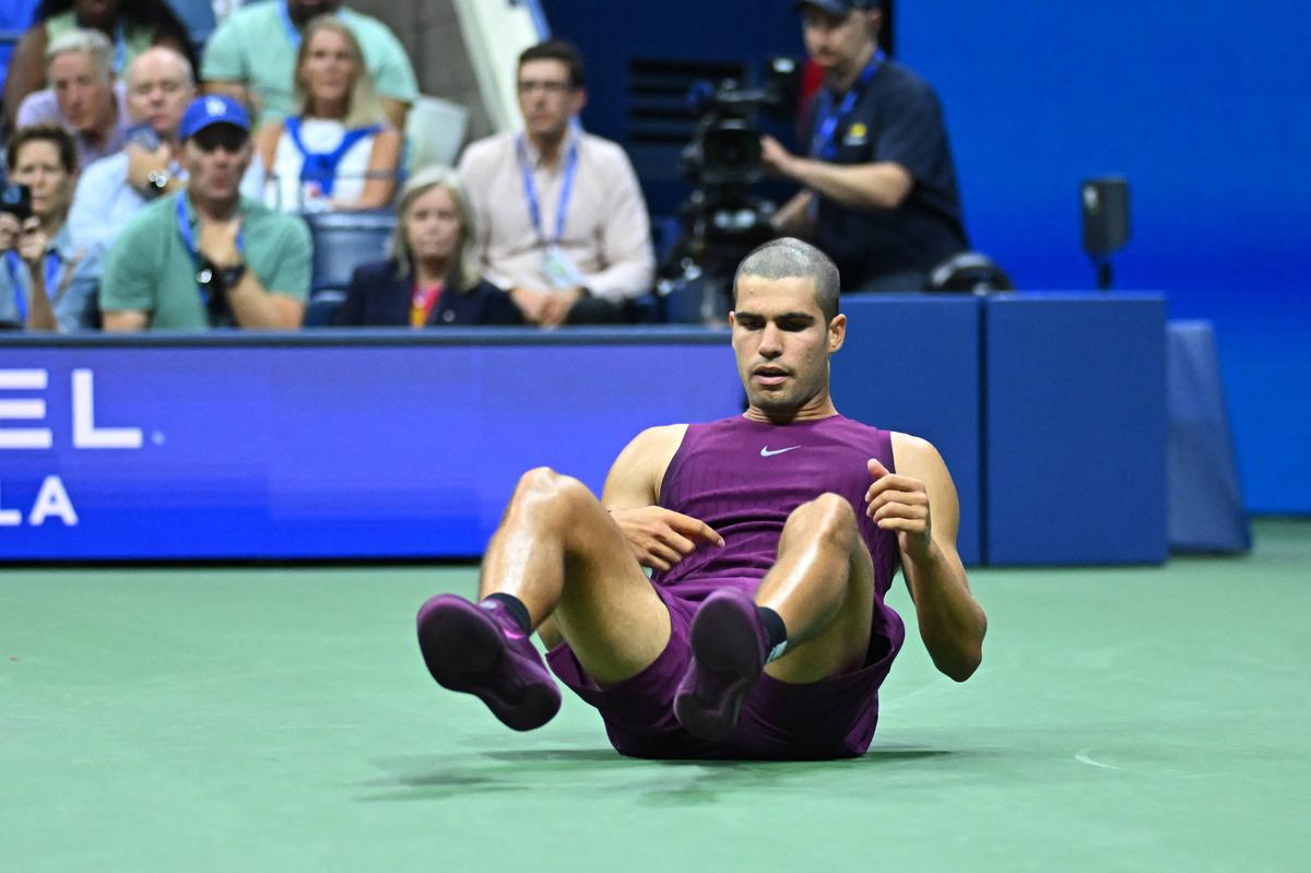 Carlos Alcaraz și noul look de la US Open / foto: Imago