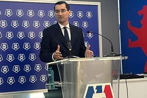 Toate declarațiile lui Burleanu, după Comitetul Executiv: „Doar cluburile de drept privat mai pot participa în play-off. Decizie în unanimitate”