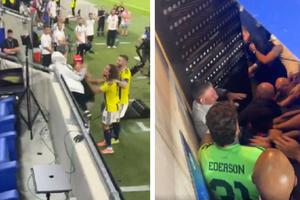 Scene scandaloase în Liga Campionilor » Guendouzi i-a provocat pe fani și a pornit o bătaie ca în filme