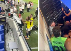 Scene scandaloase în Liga Campionilor » Guendouzi i-a provocat pe fani și a pornit o bătaie ca în filme