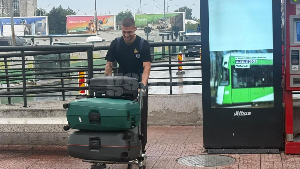 Daniel Bîrligea, la plecarea spre Italia