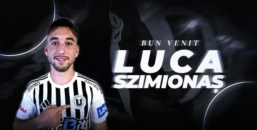 U Cluj l-a prezentat pe Luca Szimionaș Internaționalul Luca Szimionaș a fost prezentat la clubul din Superligă