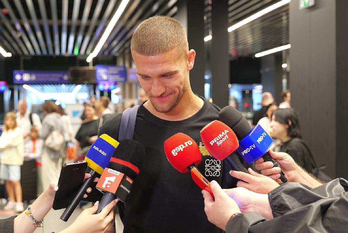 Daniel Bîrligea a decolat azi spre Italia cu lacrimi în ochi: „Sper să nu fi dezamăgit pe nimeni”