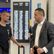 Daniel Bîrligea (26 de ani) s-a îmbarcat în avionul care-l va duce în Italia, la noua lui echipă, Frosinone. Foto: Andrei Crăițoiu (GSP.RO)