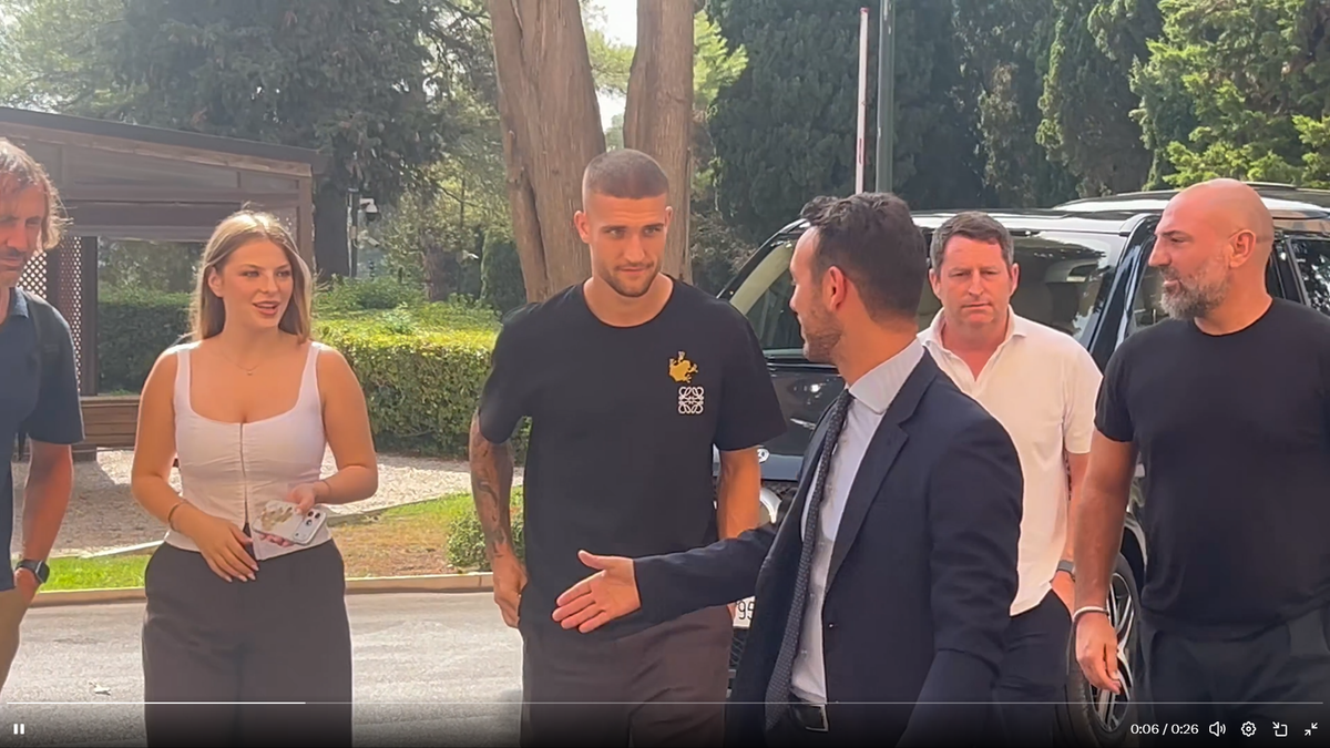 Daniel Bîrligea a ajuns la Frosinone // foto: captură X @ Gianluca Di Marzio