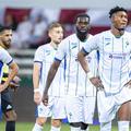 Mihai Lixandru (al treilea din spate) și Kennedy Boateng (dreapta) au obținut primul punct în Arabia Saudită / FOTO: Instagram