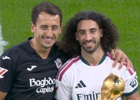 Gest superb înainte de Real Madrid - Real Sociedad » Rivalul a fost aplaudat la scenă deschisă