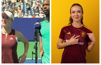 În tricoul cărei echipe de fotbal a apărut Elina Svitolina înaintea meciurilor de dublu de la US Open