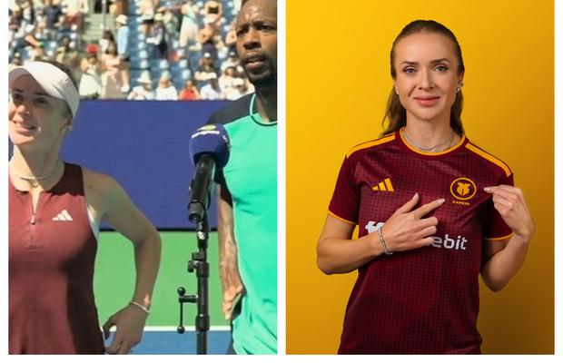 În tricoul cărei echipe de fotbal a apărut Elina Svitolina înaintea meciurilor de dublu de la US Open