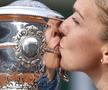 Simona Halep și primul său trofeu de Mare Șlem în 2018 FOTO Raed Krishan
