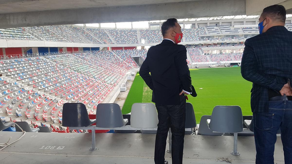 FOTO CSA STEAUA. Ilie Dumitrescu la stadionul Ghencea 26.09.2020