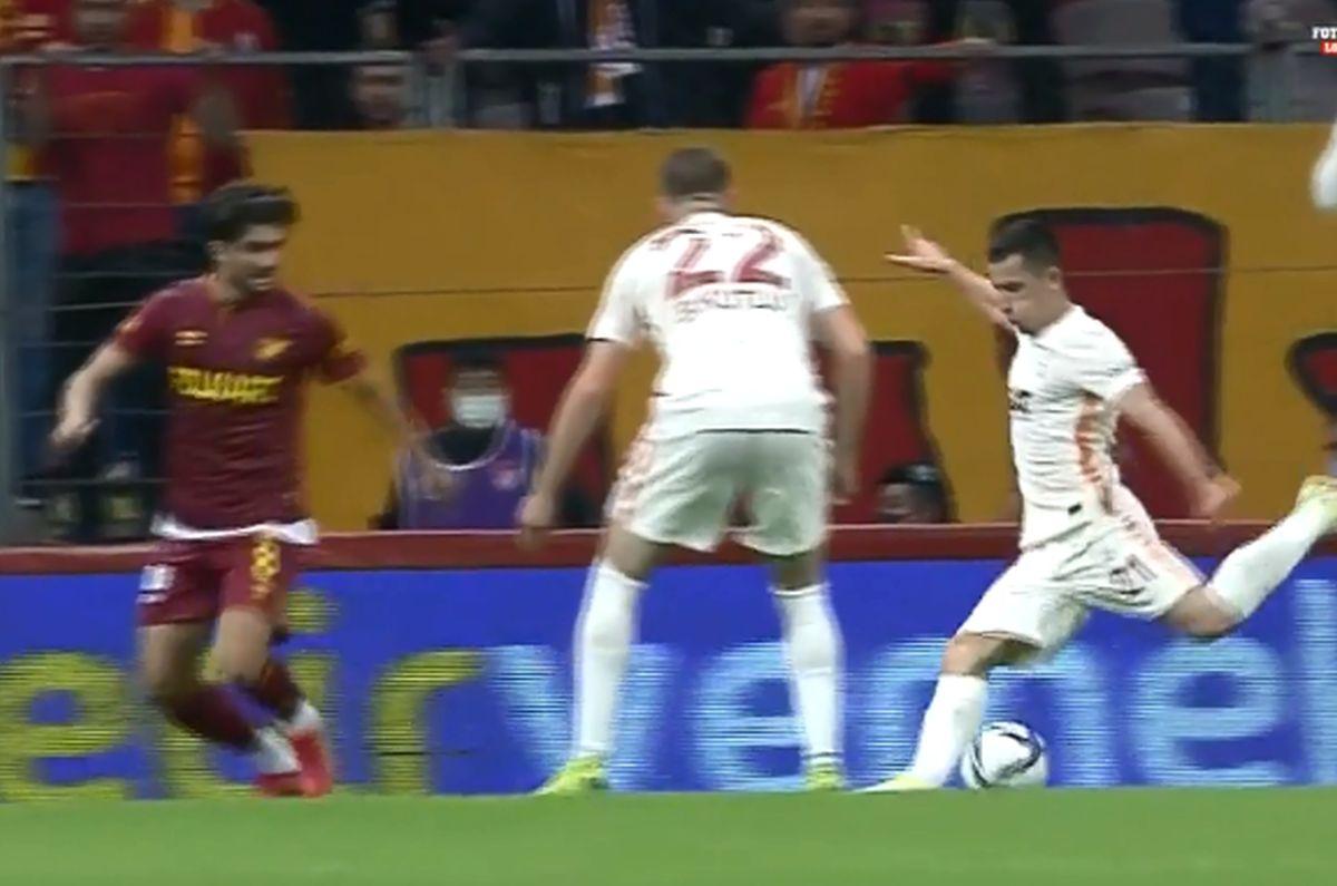 Primul gol al lui Olimpiu Moruțan la Galatasaray, o bijuterie! Cicâldău i-a pasat decisiv