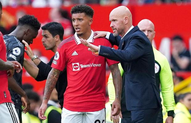 Starurile lui Manchester United îl roagă pe Jadon Sancho, exclus din lot, să îi ceară scuze managerului