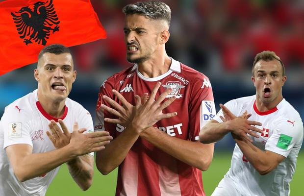 Rrahmani, gest politic provocator în Rapid – CFR: „Kosovo e Albania”. Se va sesiza FRF precum a făcut FIFA în cazurile Shaqiri și Xhaka?