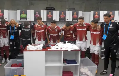 Așa și-a motivat Săpunaru colegii! Discurs emoționant înainte de Rapid - CFR Cluj