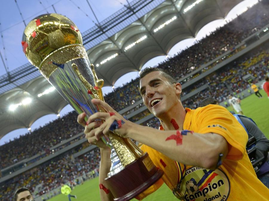 Stefan Nikolic și cel mai important moment al carierei: campion cu FCSB / Sursă foto: Arhivă GSP Fostul atacant de la FCSB a rezistat doar două minute în meciul din Cupa României Betano