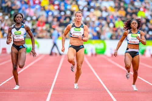 Dafne Schippers într-o cursă din 2022 FOTO Imago Images