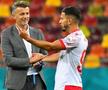 Ovidiu Burcă, consolându-l pe Ghezali la finalul partidei cu FCU / foto: Cristi Preda (GSP)