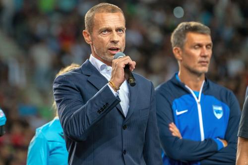 Aleksander Ceferin reprimește echipele rusești în competițiile europene. Deocamdată doar cele de juniori // Foto: Imago