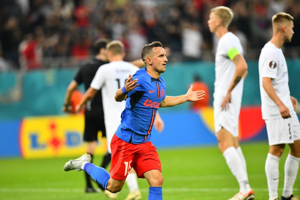 Doi fotbaliști de la FCSB, aleși în echipa primei etape a grupei Europa League