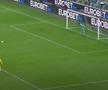 Răzvan Sava (Udinese) apără lovitura de la 11 metri executată de venezueleanul Ernesto Torregrossa, în minutul 84 al meciului cu Salernitana (3-1) din Coppa Italia / Foto: captură TV