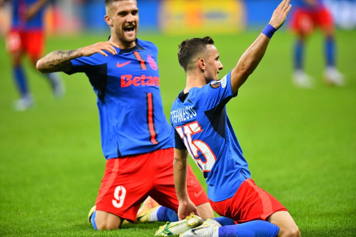 Doi fotbaliști de la FCSB, aleși în echipa primei etape a grupei Europa League