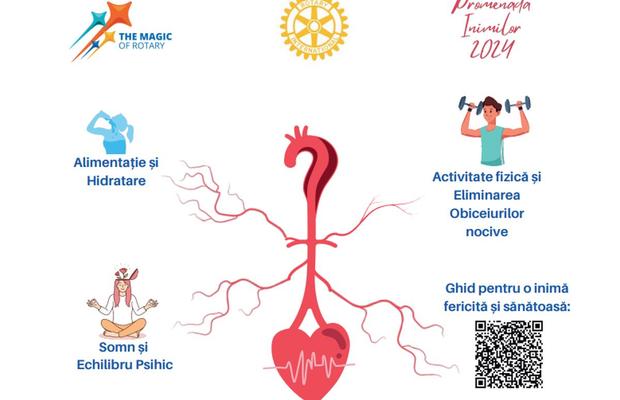 Cluburile Rotary Bucureștene vă invită la „Promenada Inimilor” în cadrul Săptămânii Mondiale a Inimii