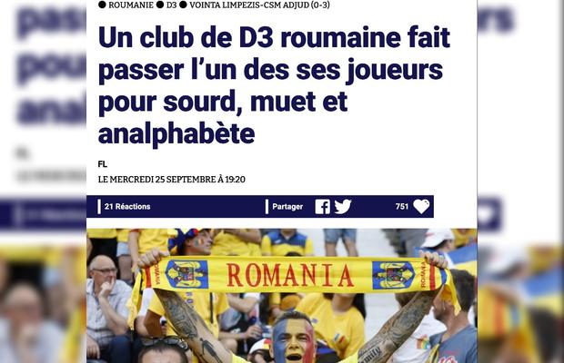 „Românii ăștia sunt nebuni!” » Cazul halucinant din Liga 3 a devenit viral în lume! Dezvăluirile GSP, preluate de publicații din Franța, Grecia sau Serbia