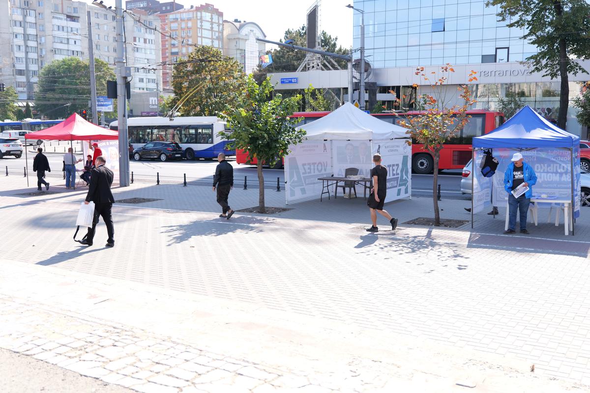 Chișinăul în imagini. Săptămână crucială peste Prut, unde moldovenii își decid viitorul prin alegerile parlamentare